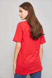 Polera casual  rojo billieeilish talla S 114