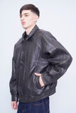 Bomber denim cafe Wilson Leather Talla Xl Image 1
