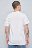 Polera casual  blanco nike talla M 311