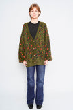 Sweater animal print verde annva Talla L Image 3