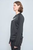 Polera casual  negro nike talla S 038