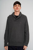 Sweater Gris Tommy Hilfiger Talla L