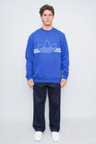 Polerón Azul Adidas Originals Talla Xl Image 3