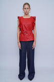 Top Rojo uterqüe Talla L Image 3