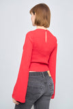 Blusa casual  rojo likely talla M 540