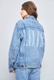 Chaqueta denim  azul levis talla M 770