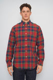 Camisa escocesa verde/rojo ralph lauren Talla L