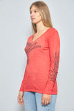 Polera casual  rojo harley davidson talla S 930