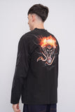 Polera Negro Spiral Talla Xl Image 2