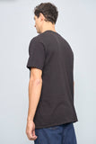 Polera casual  negro vans talla L 658