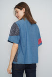 Blusa denim celeste tantrums Talla Xl Image 2