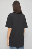 Polera casual  negro the rolling s talla Xl 901