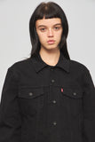 Chaqueta denim  negro levis talla S 679