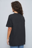 Polera casual  negro bravado talla L 623