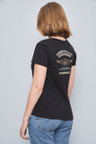 Polera casual  negro harley davidson talla M 118