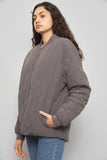 Bomber casual  gris zara talla L 854