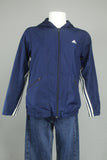 Cortaviento Azul Adidas Talla L