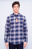 Camisa escocesa azul Penguin Talla L Image 0
