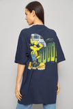 Polera casual  azul looney tunes talla Xl 295