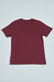 Polera casual  burdeo polo talla M 177