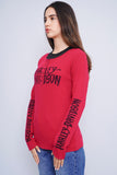 Polera Burdeo harley davidson Talla S Image 1