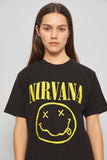 Polera casual  negro nirvana talla M 958