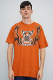 Polera Naranjo Hanes Heavyweight Talla Xxl