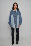 Camisa Azul Diesel Talla L Image 3