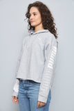 Poleron casual  gris puma talla Xl 678