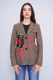 Blazer Café Aviva On Earth  Talla 34