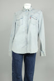 Blusa Azul Levis Talla Xl