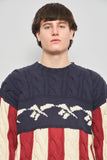 Sweater casual  multicolor reebok talla M 447