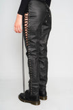 Pantalon Negro elegant moments leather Talla L Image 2