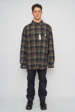 Camisa escocesa verde/azul Carhartt Talla Xl Image 3