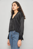 Blusa casual  negro zara talla M 968