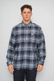 Camisa escocesa azul Carhartt Talla L