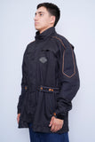 Cortaviento Negro harley davidson Talla S Image 1