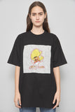 Polera casual  negro looney tunes talla M 403