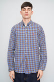Camisa escocesa azul ralph lauren Talla L