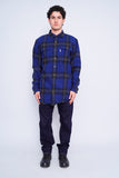 Camisa escocesa azul Carhartt Talla L Image 3