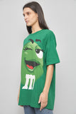 Polera casual  verde m&m talla L 896