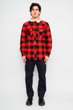 Jacket escocesa roja Dickies Talla S Image 3