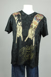 Polera Negro Christian Audigier Talla Xl Image 0