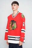 Polera Rojo reebok nhl Talla M Image 1