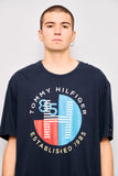 Polera casual  azul tommy hilfiger talla Xxl 582