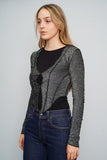 Top plateado Urban Outfitters Talla M Image 1