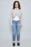 Sweater casual  gris forlove&lemon talla Xs 662