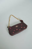 Cartera casual  morado coach talla S 831