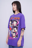 Polera Morado Betty Boop Talla Xl Image 1