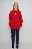 Polerón Burdeo Warner Bros Talla Xl Image 3